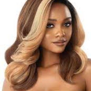 OUTRE NEESHA 202 DRFF SUNKISS BROWN LACE WIG - BNIB